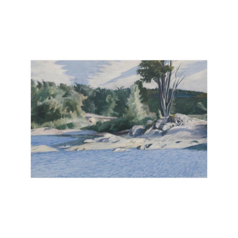 Edward Hopper, White River at Sharon 1937